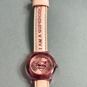 DC Comics Pink Supergirl Women's Watch I Am Hero superhero